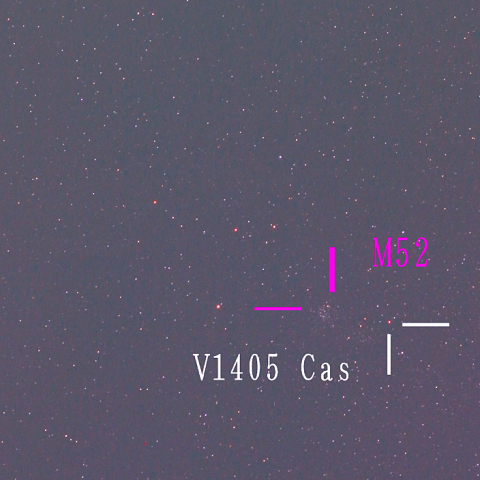 カシオペヤ座新星 (6月10日)