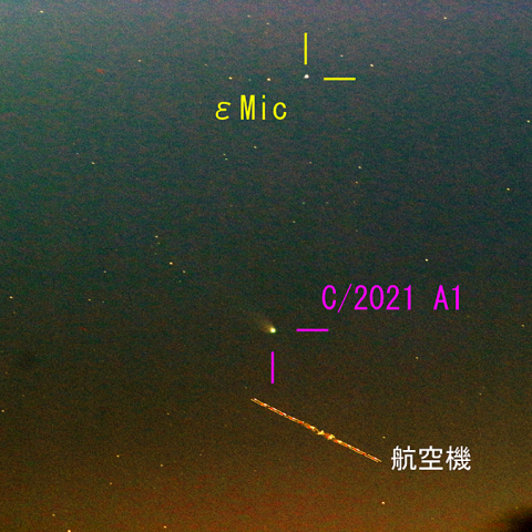 レナード彗星（C/2021A1）12月26日　200mm