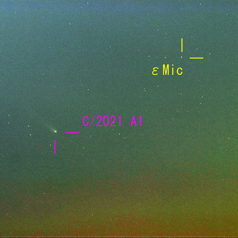 レナード彗星（C/2021A1）12月28日　200mm