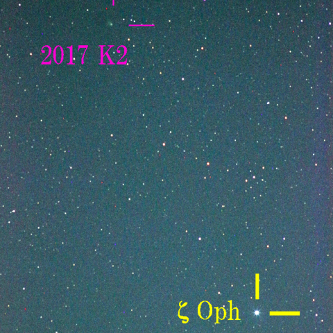 パンスターズ彗星(2017K2) 200mm
