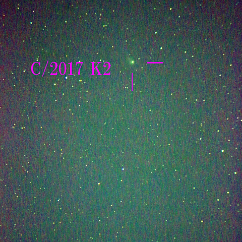 パンスターズ彗星(2017K2) 400mm