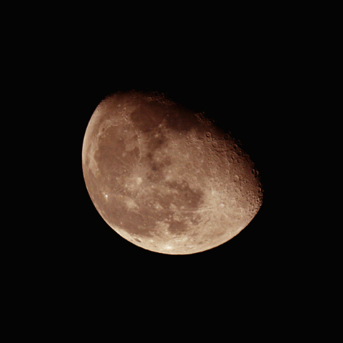 寝待月(月齢18.7)