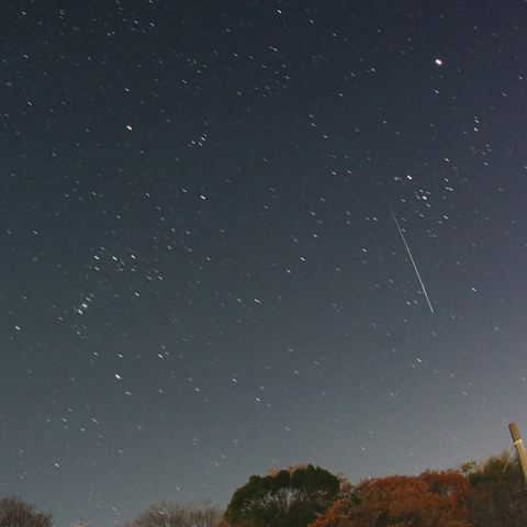 ふたご座流星群の火球①