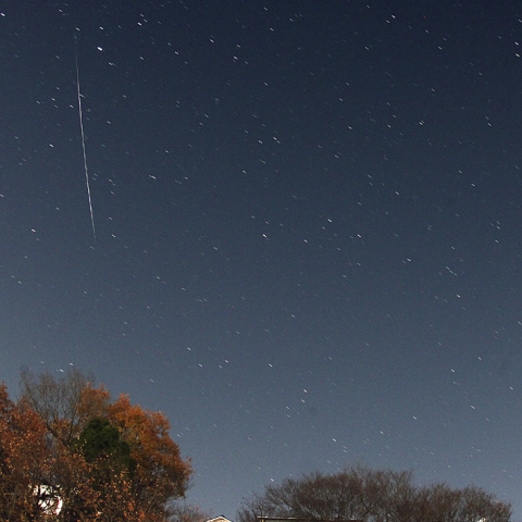 ふたご座流星群の火球②