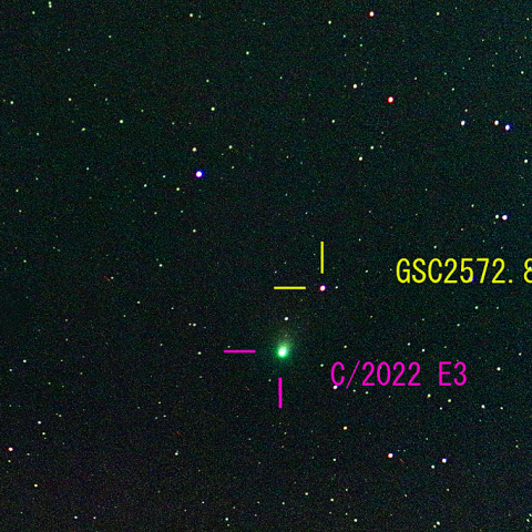 ズィーティーエフ彗星（C/2022 E3）1月3日　400mm