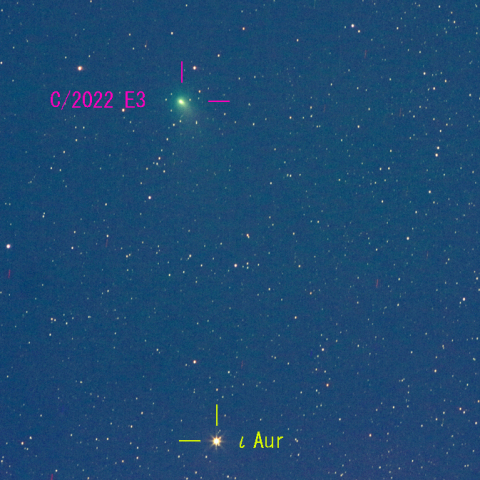ズィーティーエフ彗星（C/2022 E3）2月9日　200mm