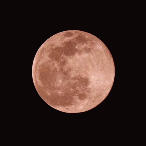 ワームムーン(月齢 15.2)