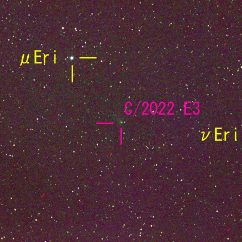 ズィーティーエフ彗星（C/2022 E3）3月13日　200mm