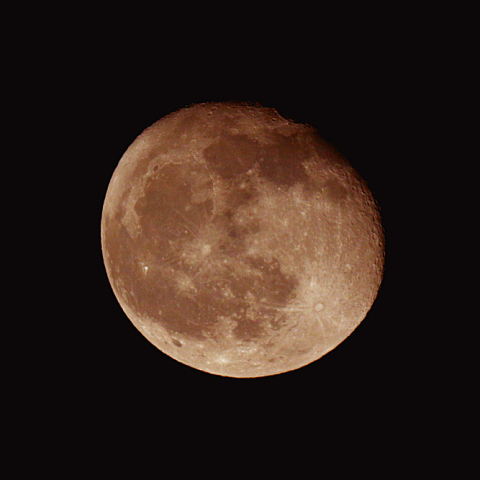 居待月(月齢 17.9)