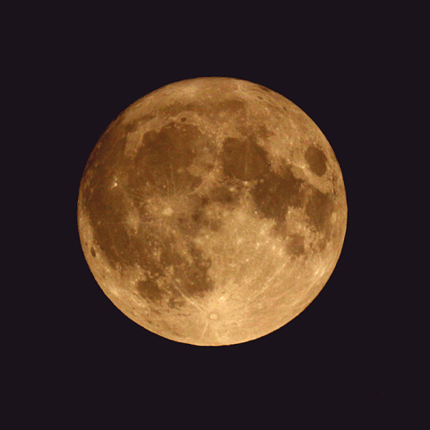 スタージョンムーン(月齢14.8)