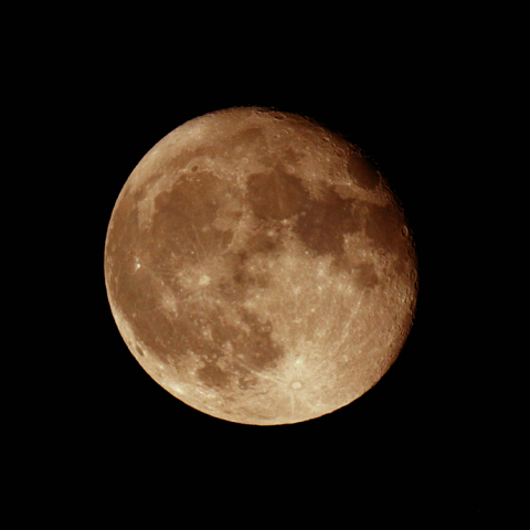 立待月(月齢 16.8)