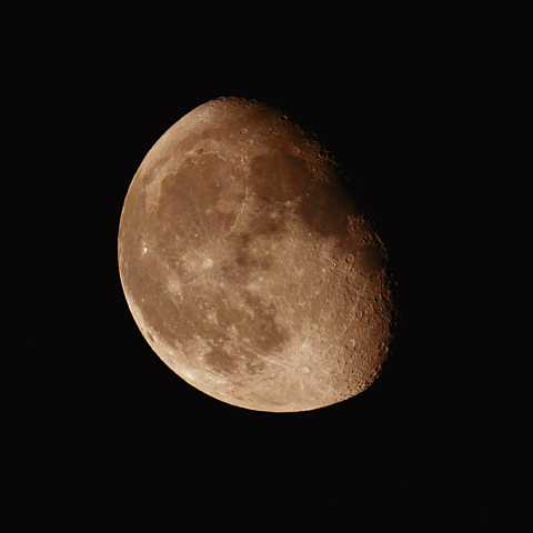 寝待月(月齢 18.8)