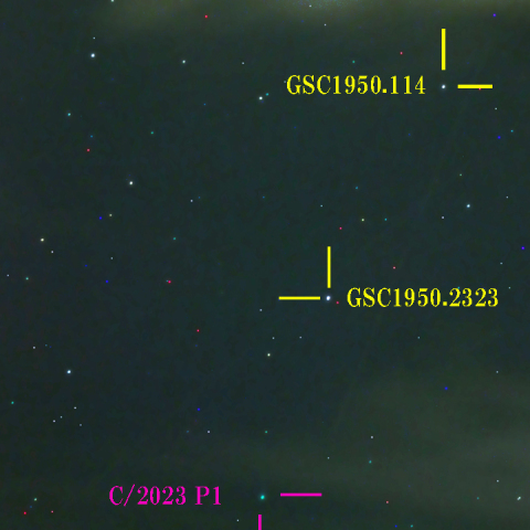 西村彗星（C/2023P1）9月4日　200mm