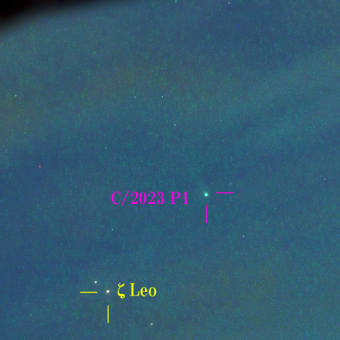 西村彗星（C/2023P1）9月9日　200mm