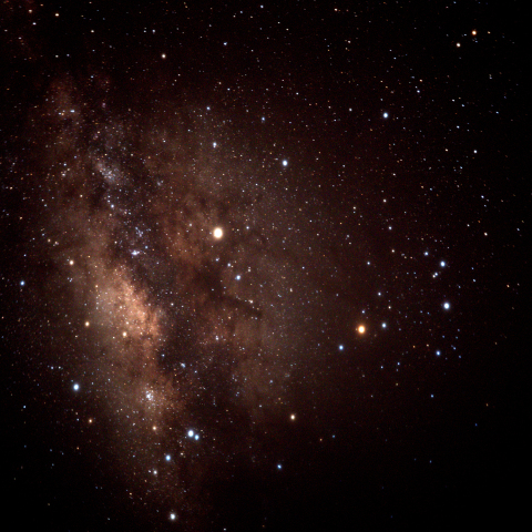 天の川　さそり座付近