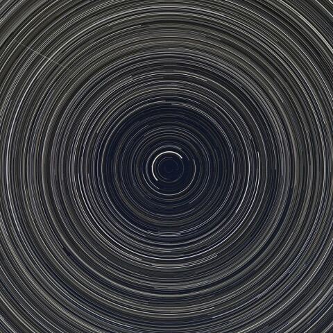 北の空の日周運動