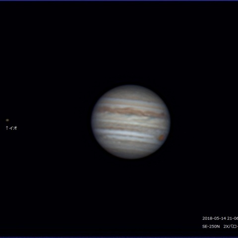 5月14日の木星