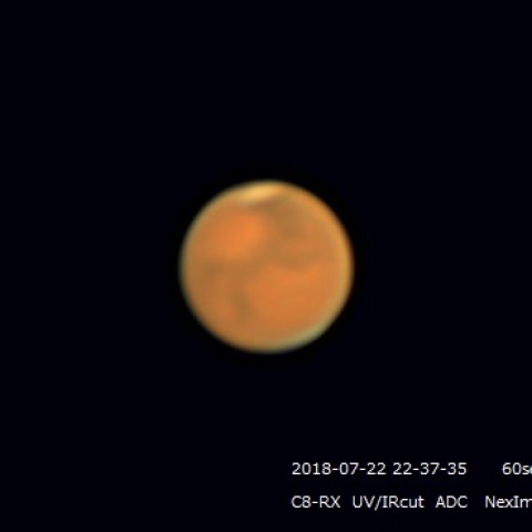 7月22日の火星