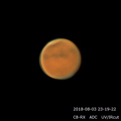 8月3日の火星