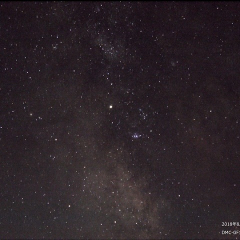 いて座付近　土星とM8