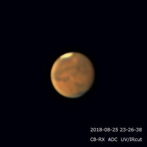 8月25日の火星