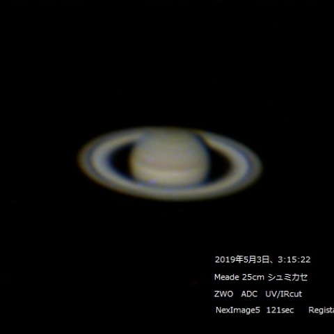 土星　5月3日