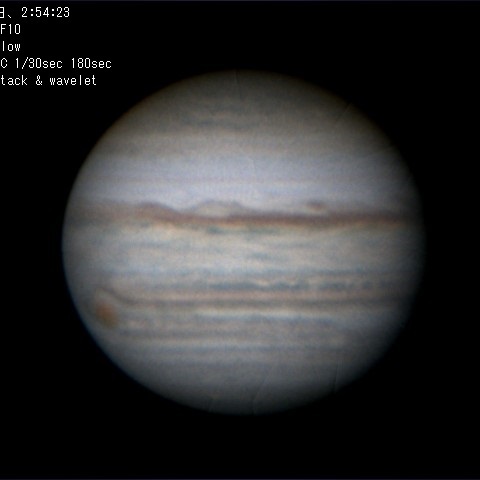 ８月９日　木星