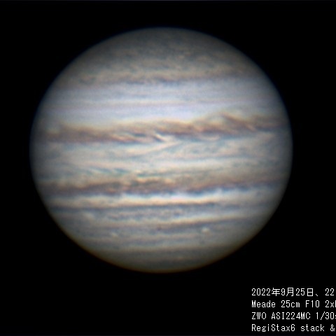 ９月２５日　木星