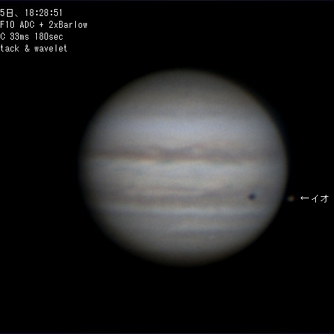 １０月１５日　木星