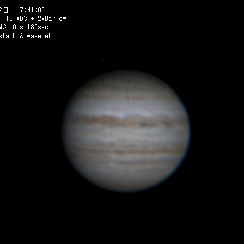 １１月２日　木星