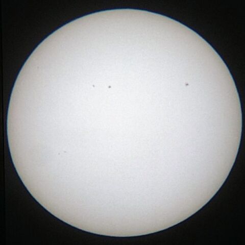 １１月２日　太陽黒点