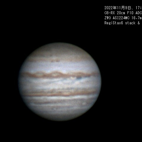 １１月９日　木星