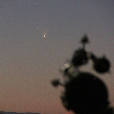 愛機とパンスターズ彗星