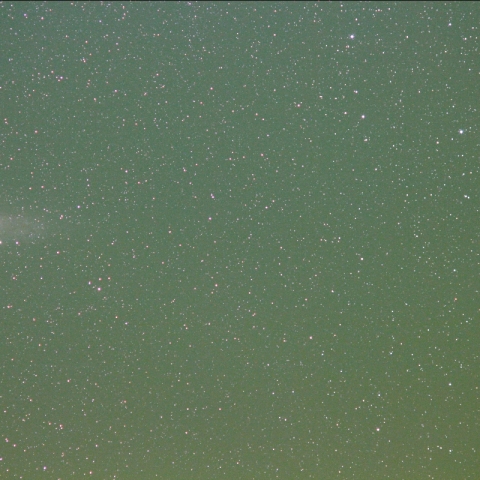 M31とレモン彗星