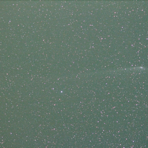 北極星とパンスターズ彗星