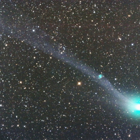 2/20 M76とﾗﾌﾞｼﾞｮｲ彗星