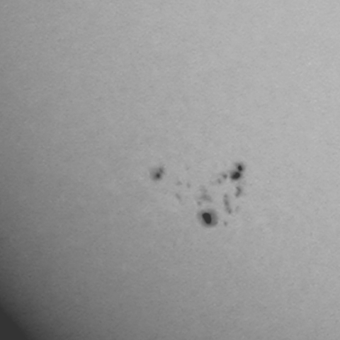 7/23 太陽黒点（拡大）