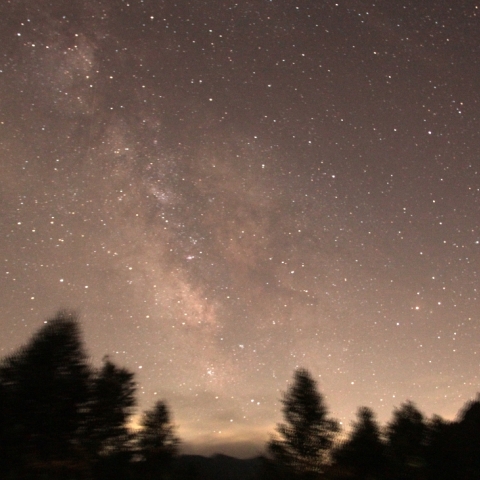 夏の天の川　IN　川端下