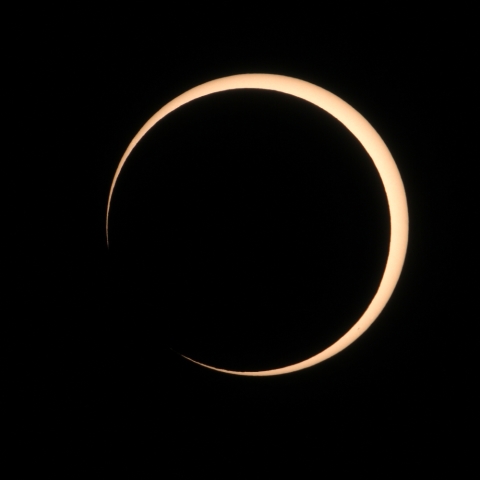 金環日食直後