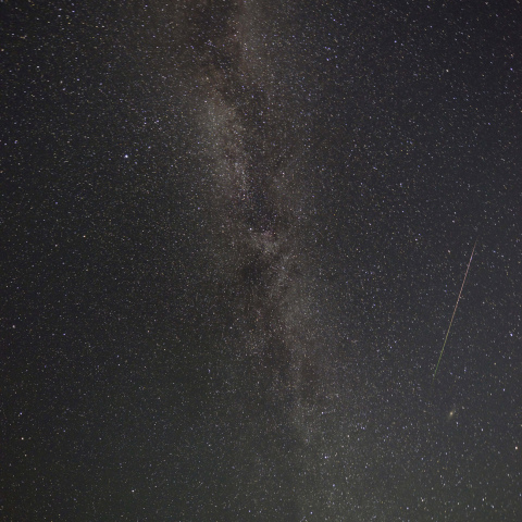 ペルセウス流星群と天の川