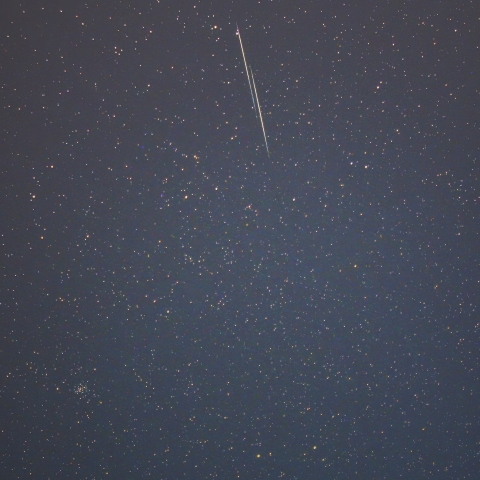 双子のようなふたご座流星群