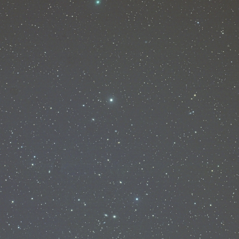 しし座の銀河と紫金山第1彗星（62P）