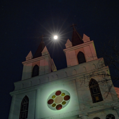 月と木星の接近
