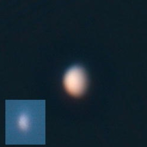 金星と西方最大離角の水星