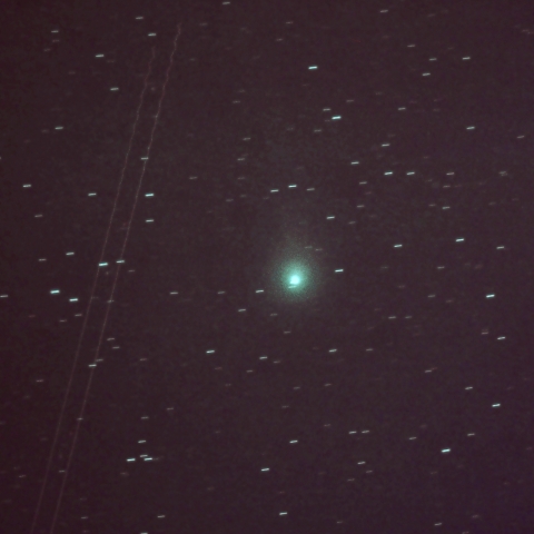 市街地からのポン・ブルックス彗星 