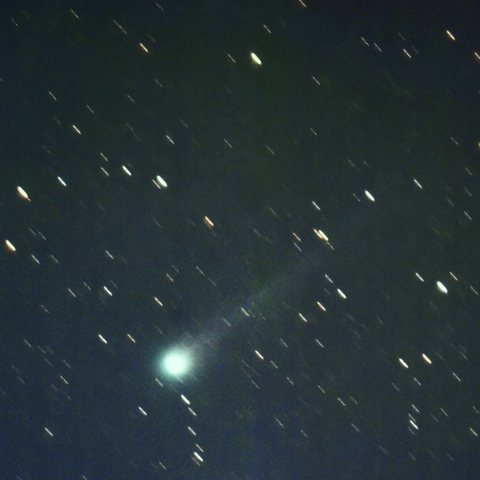 市街地からのポン・ブルックス彗星（12P）