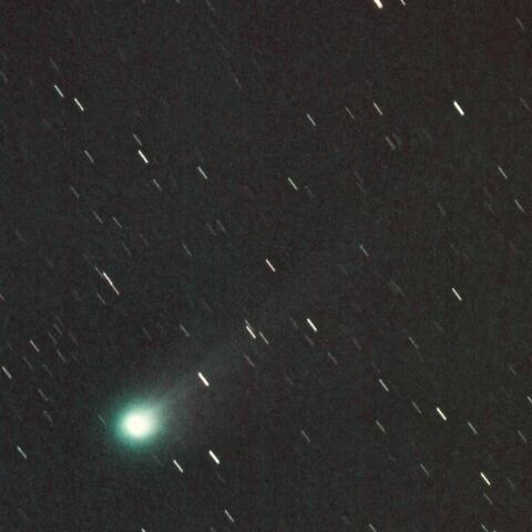 市街地からのポン・ブルックス彗星（12P）