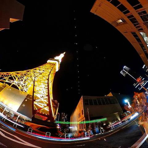 ISSと東京タワー