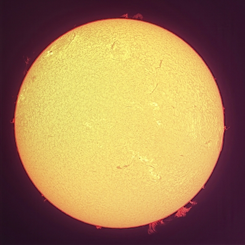 太陽面（3月18日）