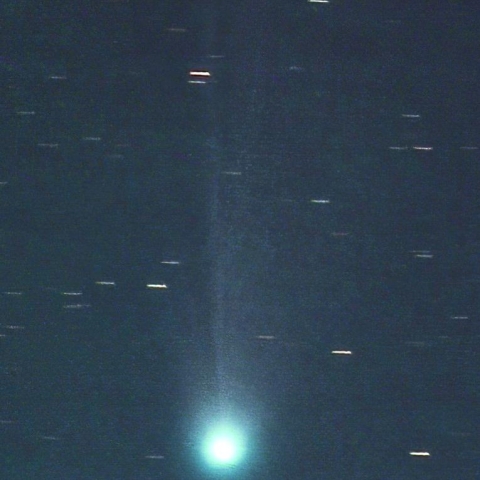 市街地からのポン・ブルックス彗星（12P）